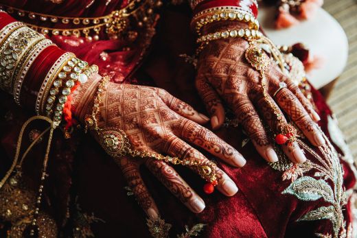 Mehndi designs hands beautiful traditional indian jewelry - bridal mehndi design