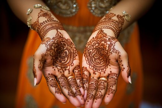 Traditional henna art hands showcasing intricate designs mehndi - traditional mehndi