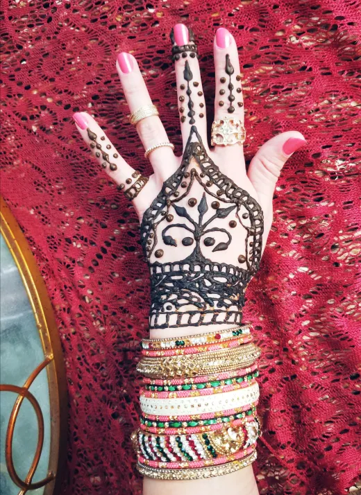 Filling pattern - mehndi filling pattern
